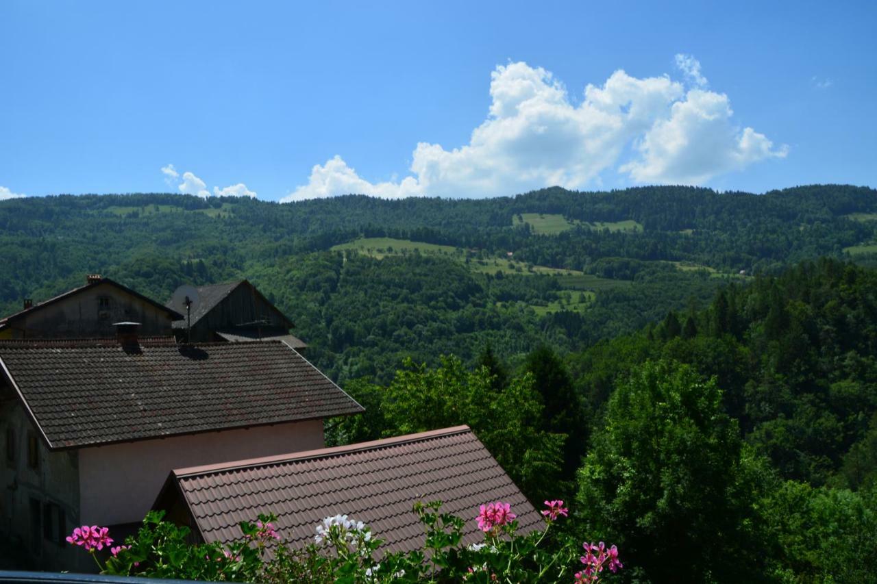 Apartma Zala Most na Soči Dış mekan fotoğraf